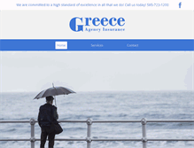 Tablet Screenshot of greeceagencyinsurance.com
